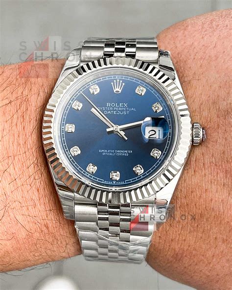 rolex datejust 41 diamant|Rolex Datejust 41 diamond bezel.